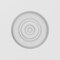 Ekena Millwork Standard Sedgwick Bullseye Rosette with Square Edge, 3"W x 3"H x 1"P ROSP030X030X100SDG02 - alternate 4